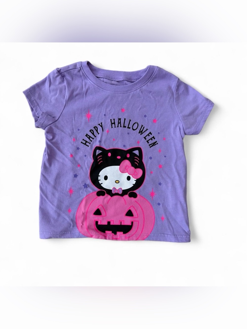 The Children's Place Hello Kitty Halloween Tee glow in the dark